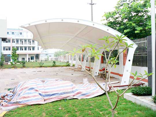阜平縣職業(yè)技術(shù)教育中心新校區(qū)建設(shè)項目體育看臺膜結(jié)構(gòu)